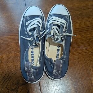 Converse Navy Blue Canvas Sneakers
